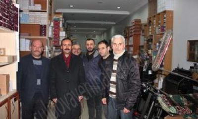 Kaymakamımız, Gazetemize veda ziyaretinde bulundu.