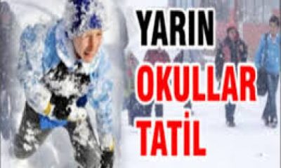 Suluova’da Okullar Yarın Tatil Edildi.