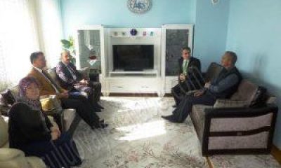 Kaymakamımız Dr. Karagül, Şehit Ailesi ve Gazimizi Ziyaret Etti.