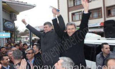 Halaçoğlu ile Feyzioğlu Suluova’da Ortak ‘Hayır’ Kampanyası Yaptı