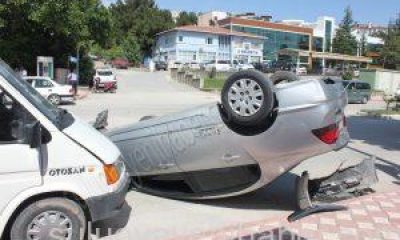 Suluova’da Trafik Kazası, 1 Yaralı.