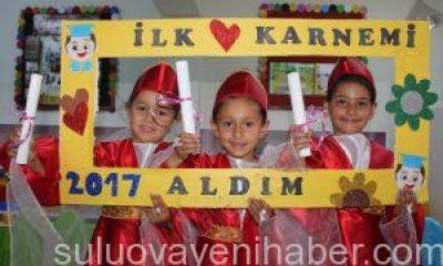 Suluova’da 9.297 öğrenci karne aldı.