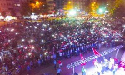 Suluova, Binlerce Vatandaş Meydanlara İndi.