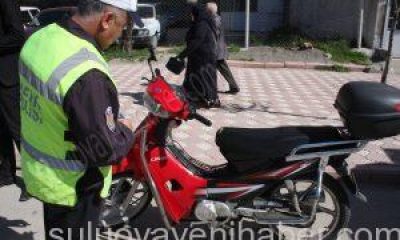 Suluova’da Motorsiklet Denetimi Yapıldı.