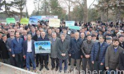 Suluova, ABD Ve İsrail’i Protesto Ederek Kudüs’e Sahip Çıktı.