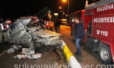 Suluova’da Feci Kaza: 2 Ölü, 4 Yaralı.