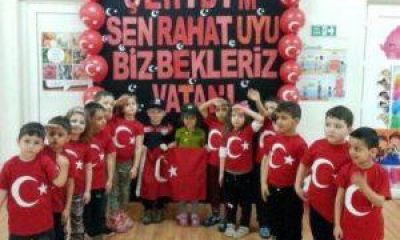 Anaokulu Öğrencilerinden Şehitlere Vefa.