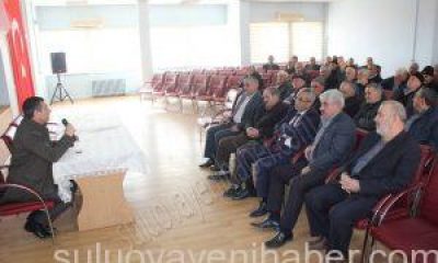 Suluovalı Çiftçilere Tarımsal Sulamada Su Tasarrufu Semineri Verildi.