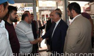 AK Parti Adayı Karahocağil, Suluovalı Esnafları Ziyaret Etti.