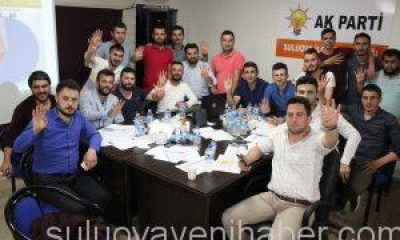 AK Parti Suluova Teşkilatında Seçim Mesaisi.