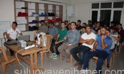 Suluova Belediyespordan Sporculara Futbol Semineri.