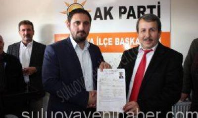 Eski İlçe Başkanı Aydın Korkmaz, AK Partiden Aday Adayı Oldu.