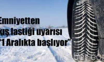 Emniyetten Kış Lastiği Uyarısı.