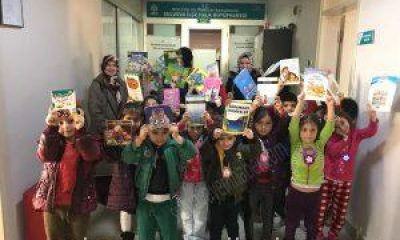 Anaokulu Minikleri, Kütüphaneyi Ziyaret Etti.