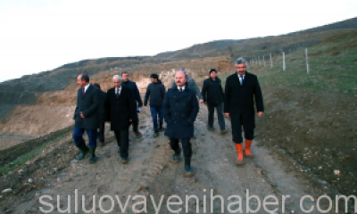 Vali Dr. Varol, Eski Çeltek Kömür İşletmesinde İncelemelerde Bulundu.