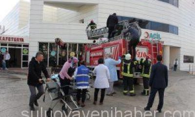 Hastanede Yangın Tatbikatı Yapıldı.