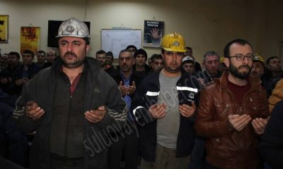 Madenciler, Şehit Vardiya Arkadaşlarını Unutmadılar.