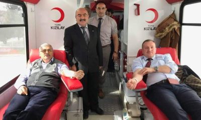 Suluova Vergi Dairesinden Kan Bağış Kampanyası.