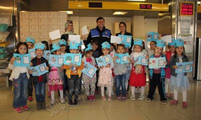 Anaokulu Öğrencilerinden Polise Moral Mektubu.