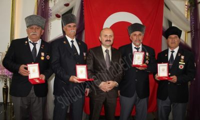 Suluovalı Kıbrıs Gazilerine Şeref Madalyaları Takdim Edildi.