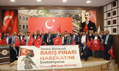 Suluova Milli İrade Platformundan Barış Pınarı Harekatı’na tam destek.