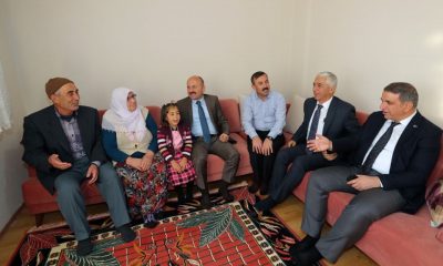 Amasya Valisi Dr. Osman Varol, Şehit ailesini ziyaret etti.