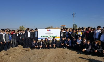 Kardeş şehir projesi kapsamında hatıra fidanı dikildi.