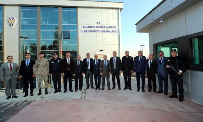 Vali Osman Varol, İlçe Emniyet Müdürlüğünü ziyaret etti.