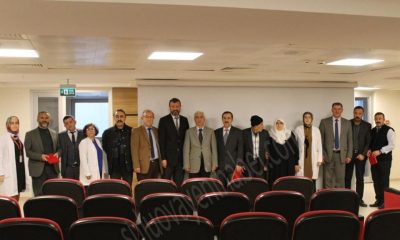 Hastaneye bağış yapan hayırseverlere plaket verildi