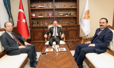 Suluova eski Kaymakamı Hayatı Taşdan, Vali Varol’u ziyaret etti