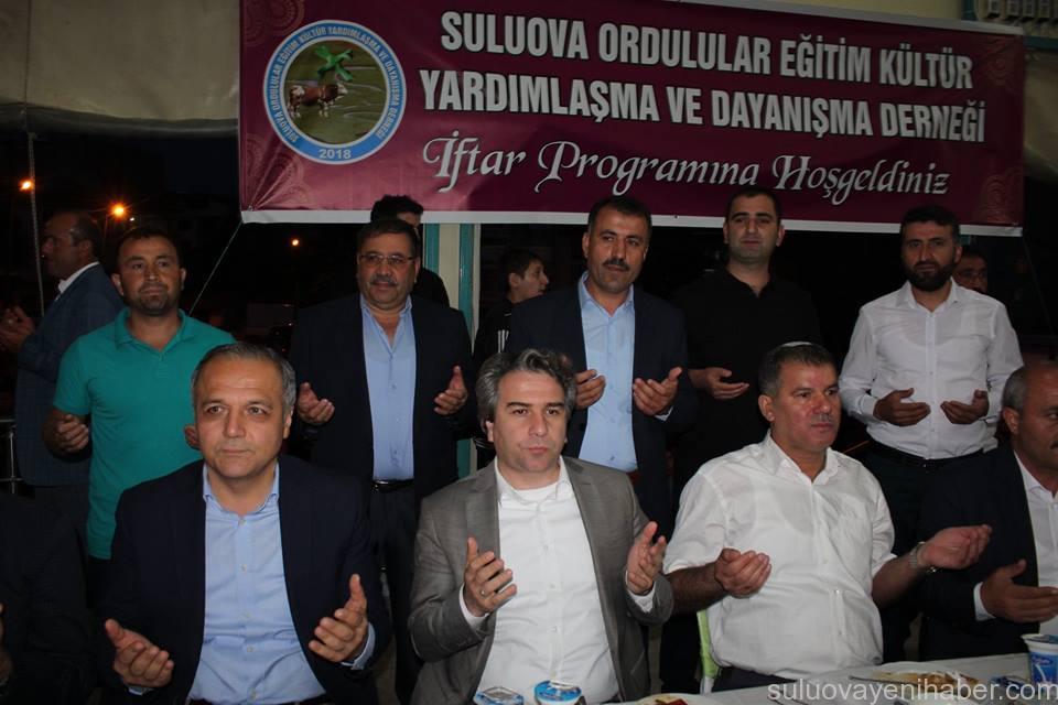 Suluova Ordulular Derneği İftar Verdi.