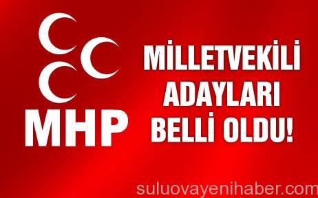 MHP’nin Amasya Milletvekili Aday Listesi Belli Oldu.