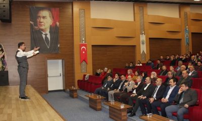 Eğitim Uzmanı Ayhan Korkmaz, Suluovalı Eğitimcilere Konferans Verdi.