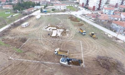 Kapalı Yarı Olimpik Yüzme Havuzunun yapımı başladı.