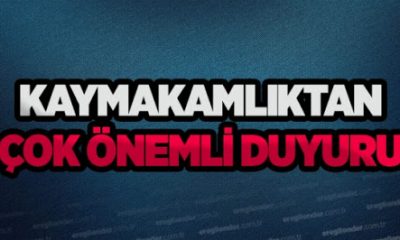 Suluova Kaymakamlığından Önemli Duyuru.