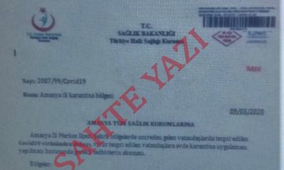 Yalan korona virüsü paylaşımına suç duyurusu