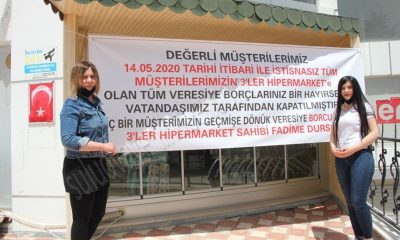 Hayırsever, 50 kişinin markete 10 bin liralık borcunu ödedi