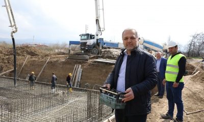 Suluova’da yarı olimpik kapalı yüzme havuzunun temeli atıldı