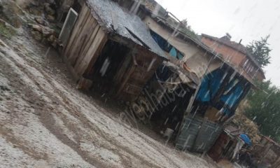 Suluova Özalakadı Köyünü dolu vurdu.