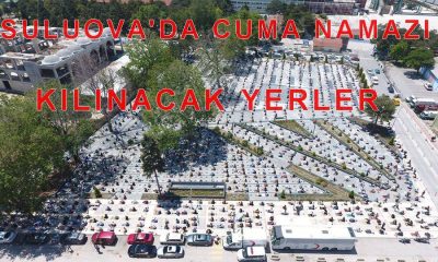 Suluova’da Cuma Namazının kılınacağı Cami ve Alanlar.