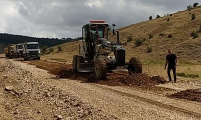 Aktaş-Seyfe köy yolu sathi asfalta kavuşuyor.