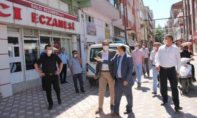 Kaymakam Şen, Esnaflarda Covid-19 Denetimi Yaptı