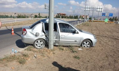 Suluova’da trafik kazası; 2 yaralı