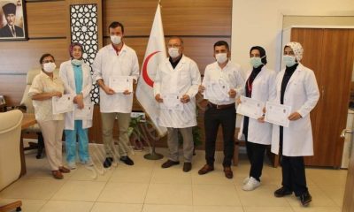 Koronavirüs ile mücadelenin gizli kahramanlarına teşekkür belgesi