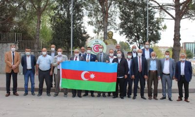 Azerbaycan’a destek veren Suluovalı muhtarlar Ermenistan’ı kınadı