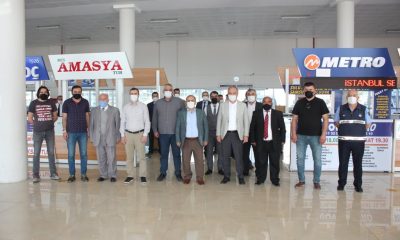 Suluova Otogarda koronavirüs denetimi yapıldı