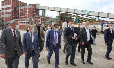 Valimiz Masatlı, Şeker Fabrikasında incelemelerde bulundu