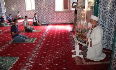 Suluova’da Cuma namazı öncesi yağmur duası yapıldı