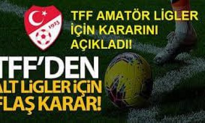2020-2021 SEZONU AMATÖR FUTBOL LİGLERİ İLE İLGİLİ KARARLAR AÇIKLANDI