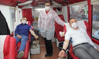 PANDEMİDE 141 ÜNİTE KAN BAĞIŞI TOPLANDI